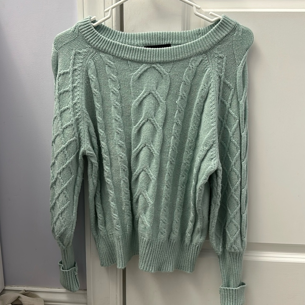 Mint Green Soft Plain Sweater